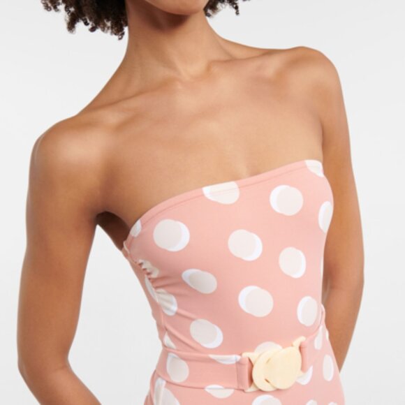 ERES Nuit Lune One-Piece Bandeau Swimsuit in Lune Coquillage-  Size 38/US 6 - Picture 4 of 8